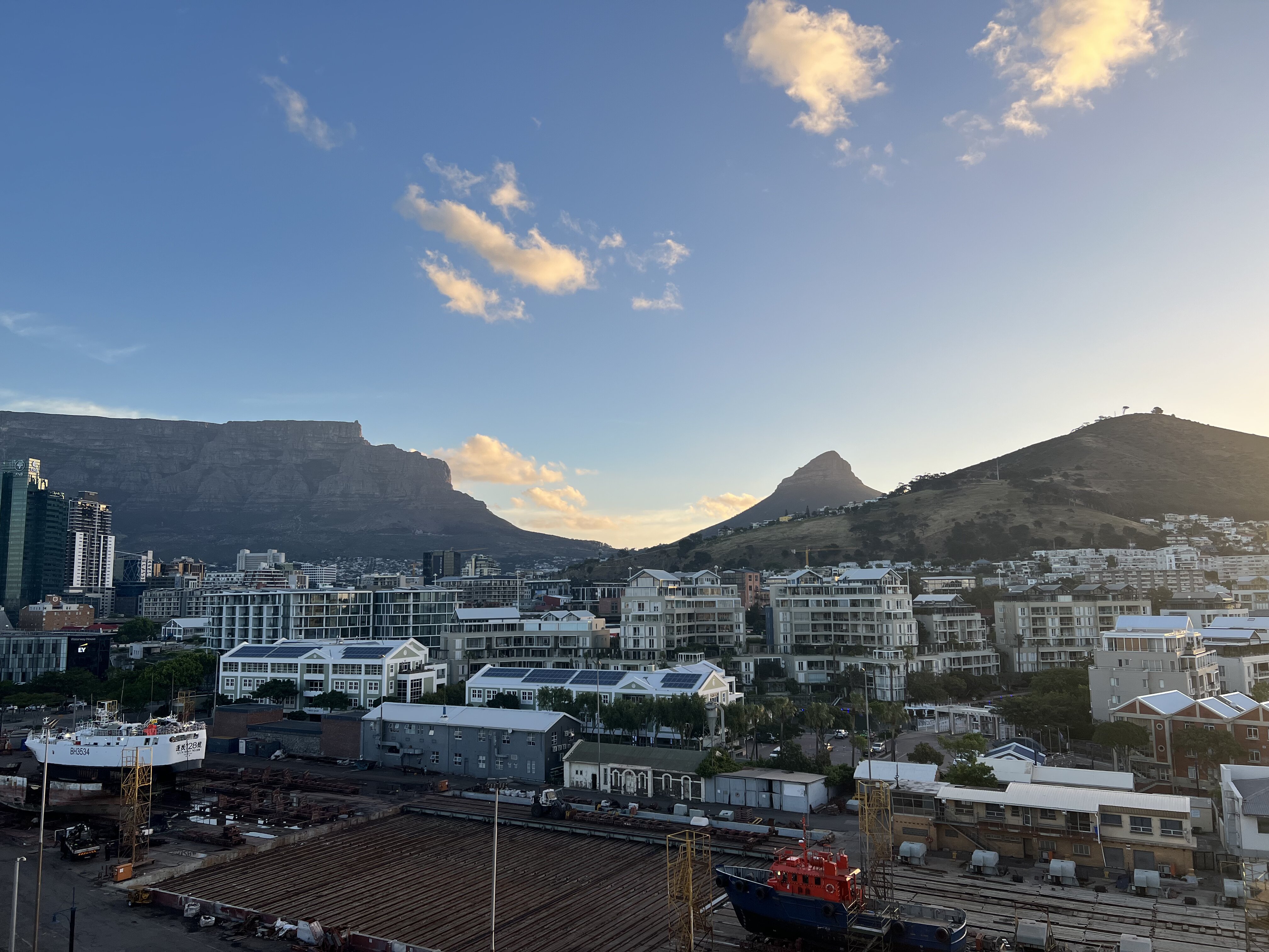 View from the venue over Table Mountain